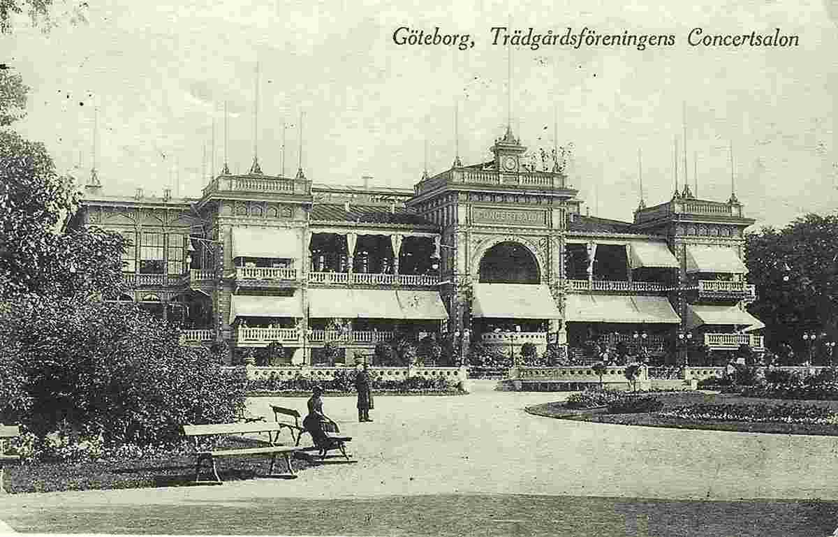 Gothenburg. Concert Hall in the Botanical Garden, 1914