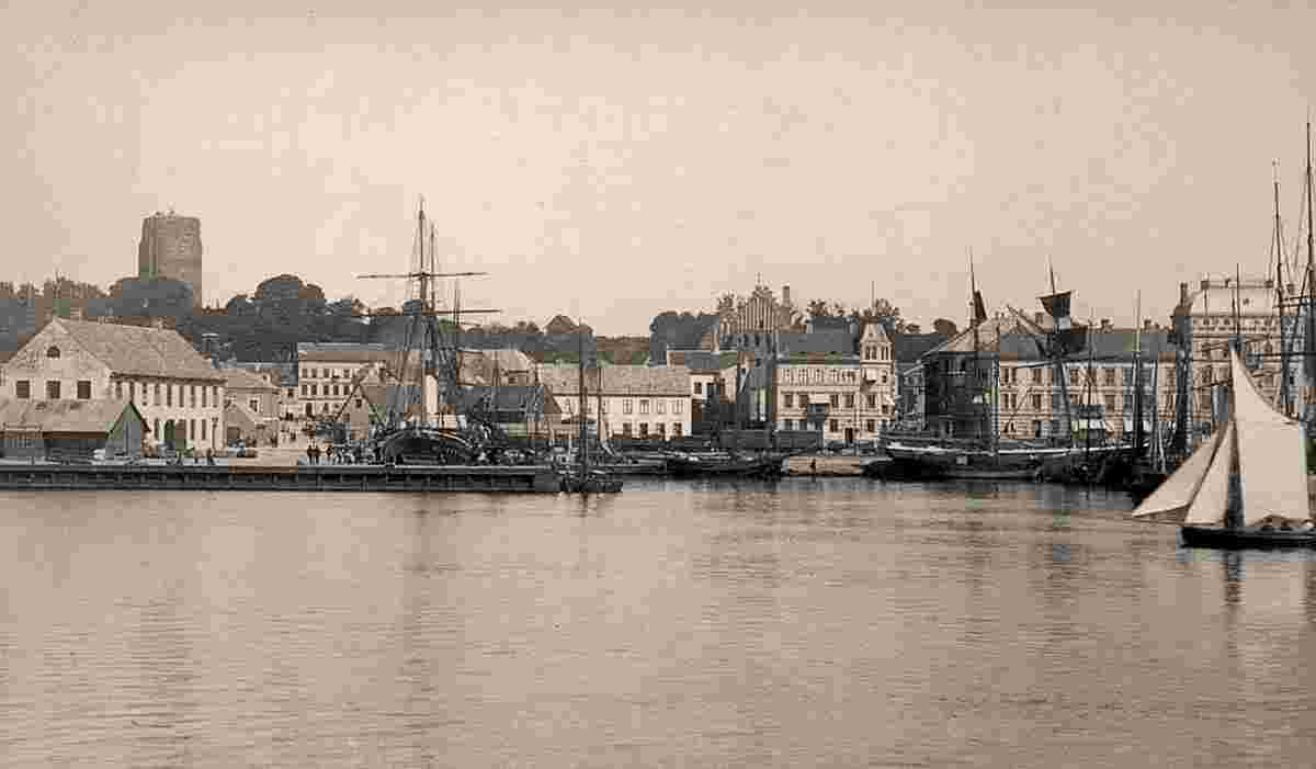Helsingborg. Inner Harbor, 1880