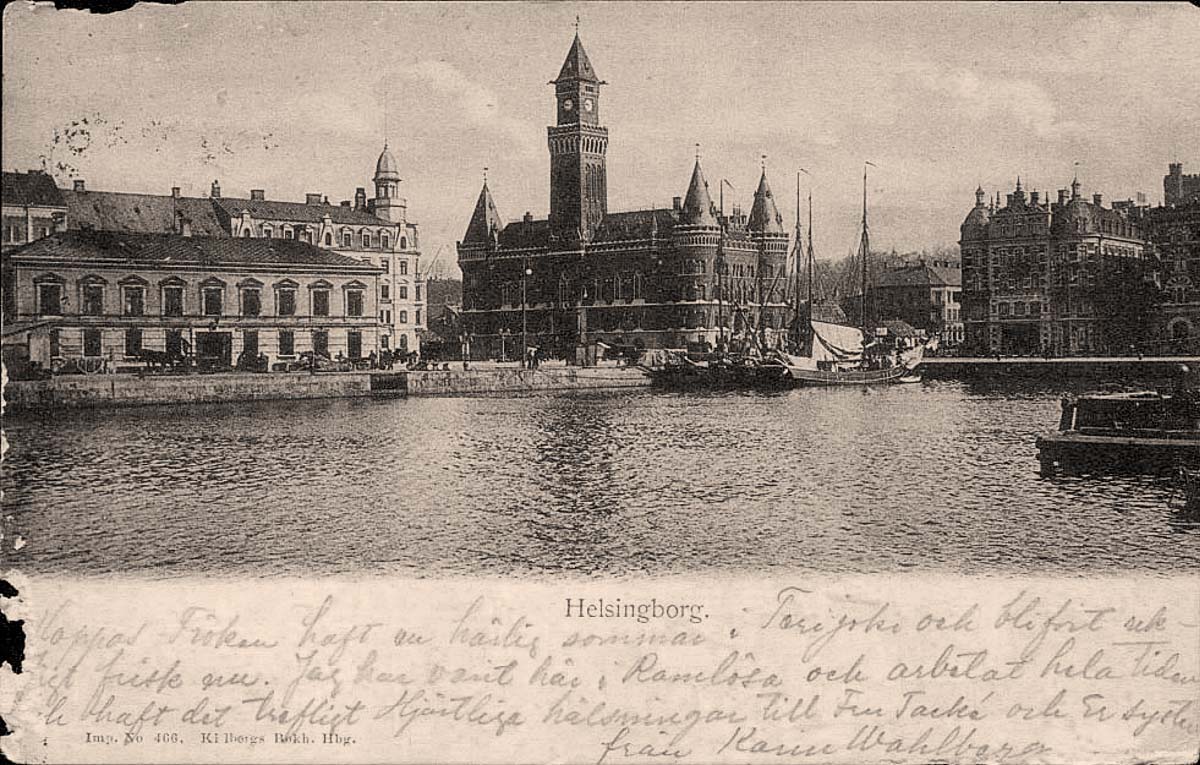 Helsingborg. Inner Harbor, 1901