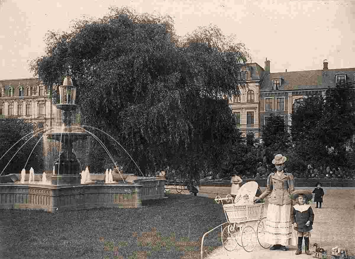 Helsingborg. City park, circa 1900