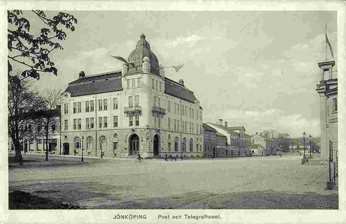 Jönköping. Post and Telegraf house