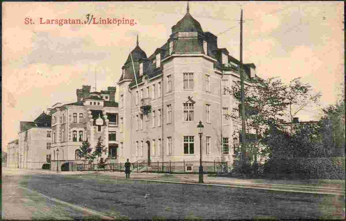 Linköping. St. Larsgatan, 1912