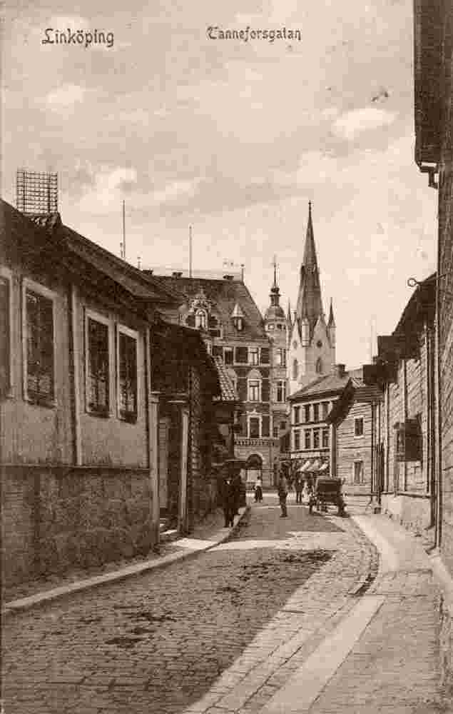 Linköping. Tannefors street, 1907