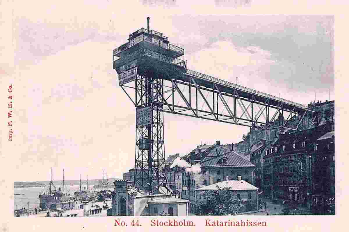 Stockholm. Katarinahissen - Catherine lift