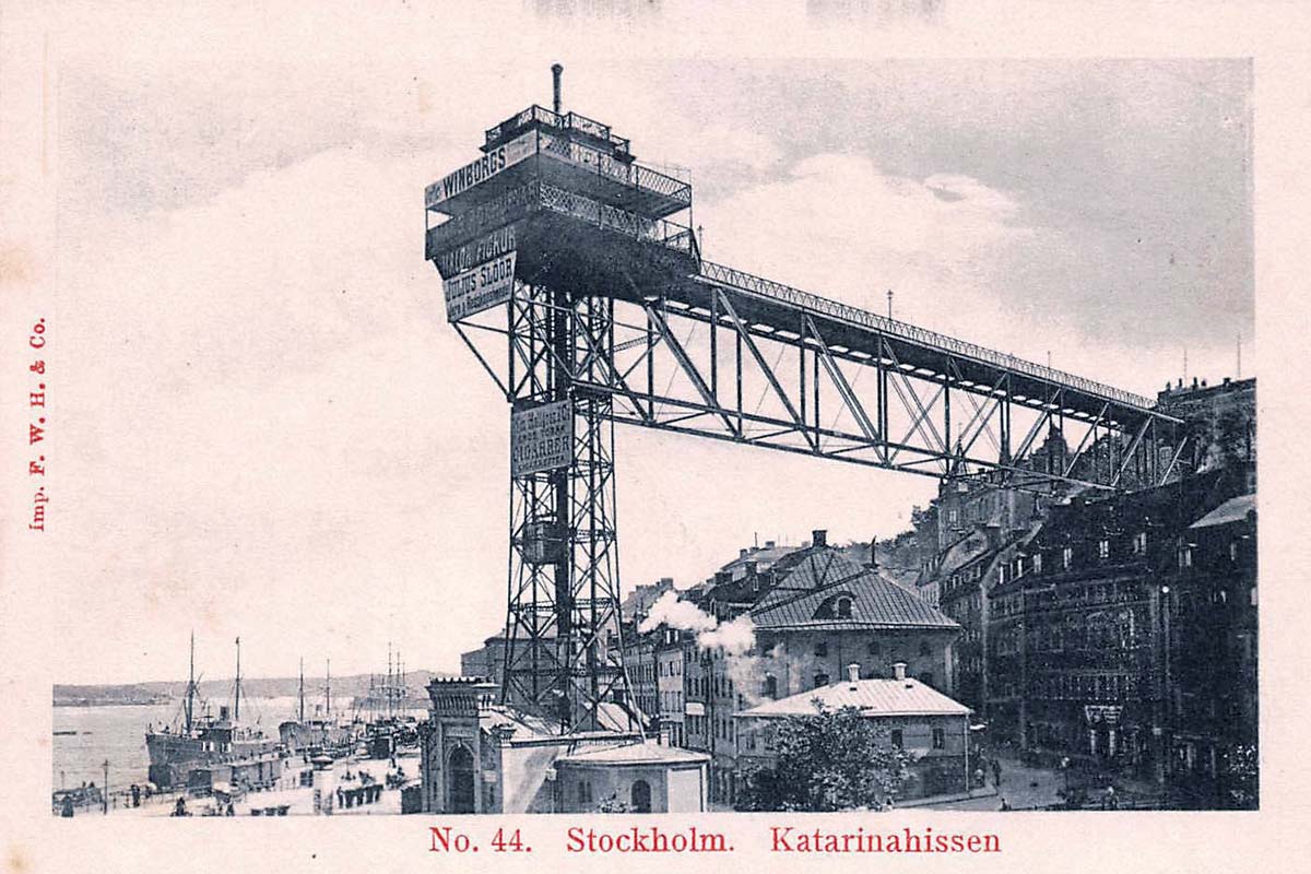 Stockholm. Katarinahissen - Catherine lift