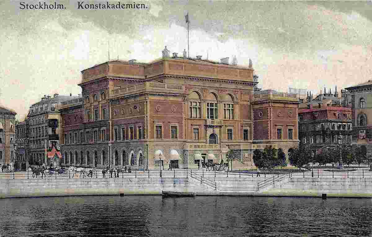 Stockholm. Konstakademien - The Academy of Fine Arts, 1907