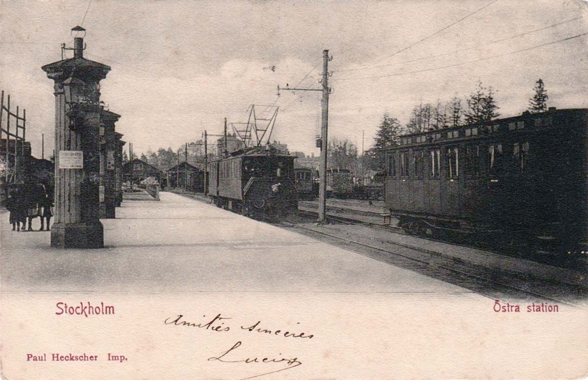 Stockholm. Östra station, 1906