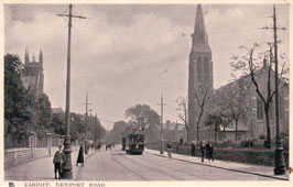 Cardiff. Newport Road, 1908