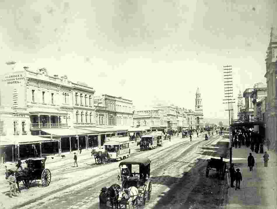Adelaide. King William Street, 1885