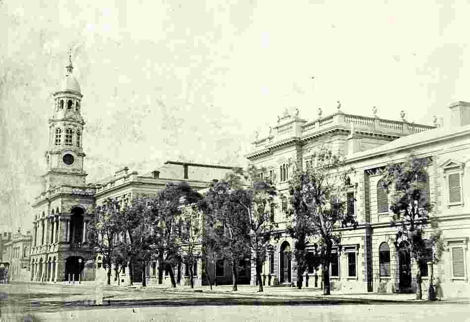 Adelaide. King William Street, 1885