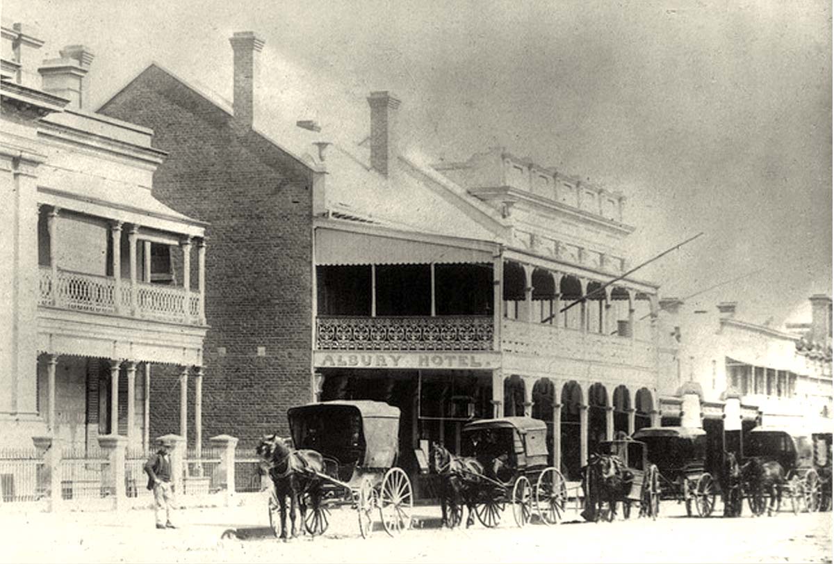 Albury. Albury Hotel, Dean Street, 1900s