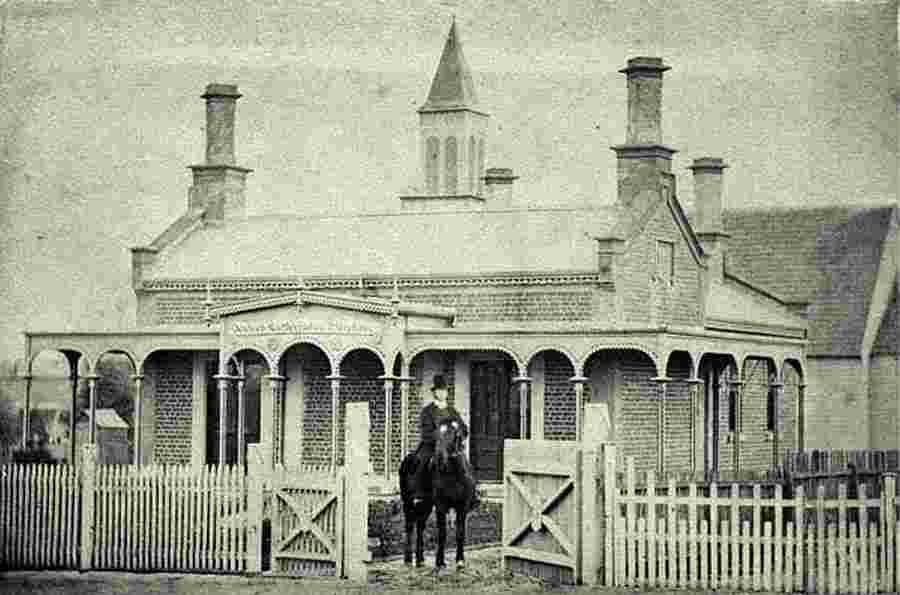 Ballarat. Lutheran Manse, circa 1868