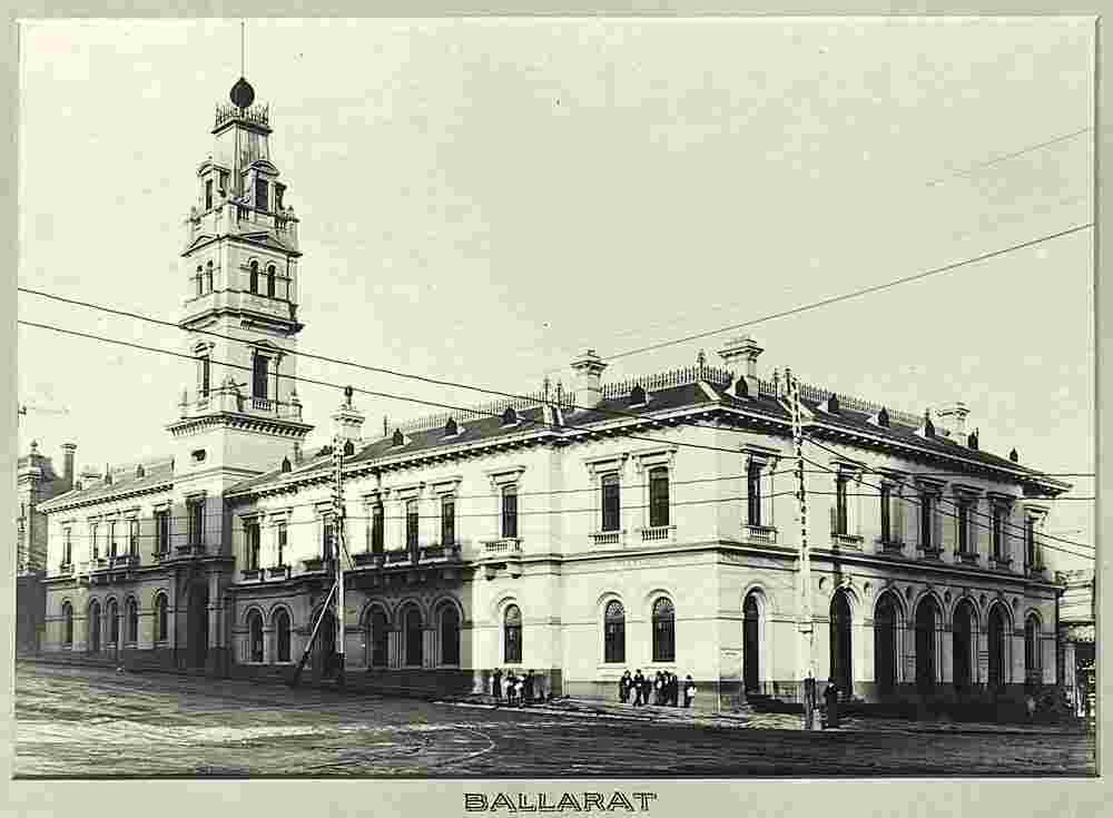 Ballarat. Panorama of the city, circa 1900
