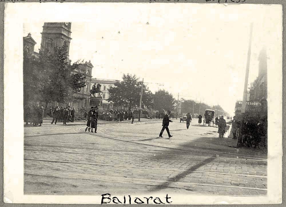 Ballarat. Panorama of the city, between 1922 and 1929