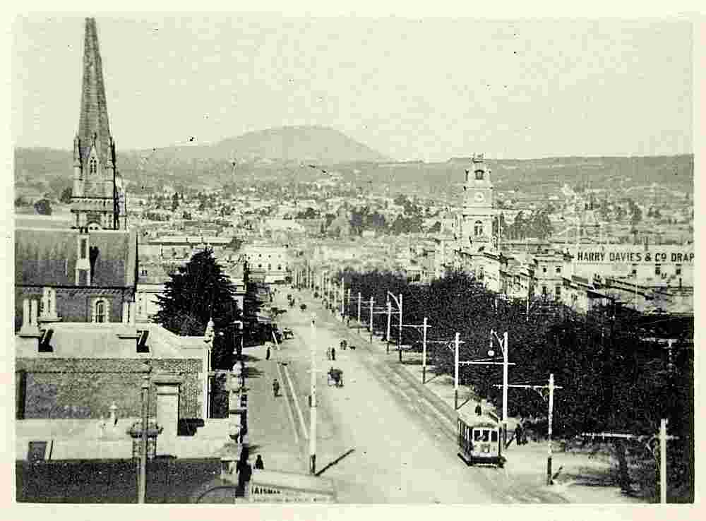 Ballarat. Panorama of the city