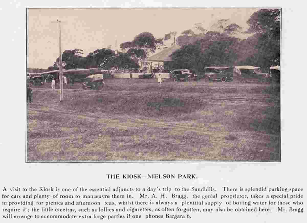 Bargara–Innes Park. Kiosk, Nielson Park, 1927