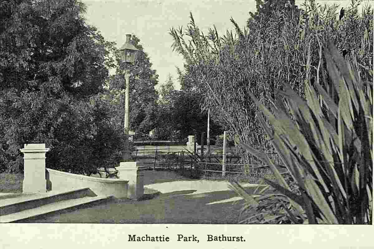 Bathurst. Machattie Park, circa 1910