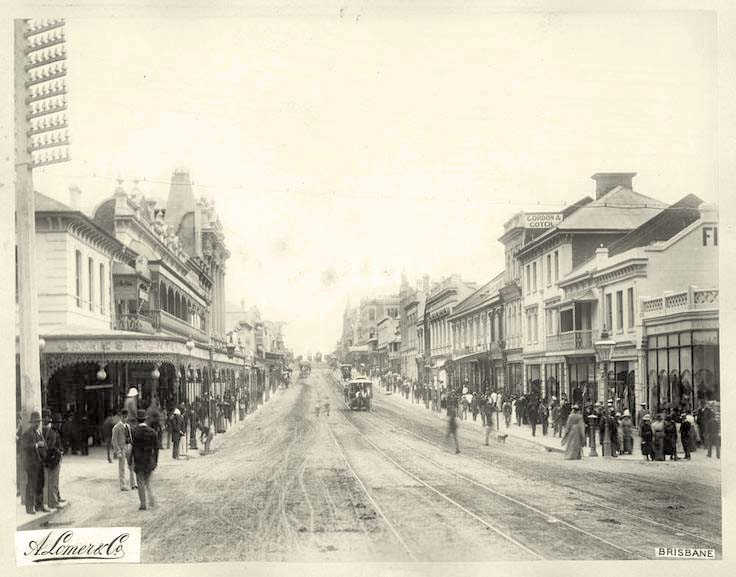 Brisbane. Queen street, 1898