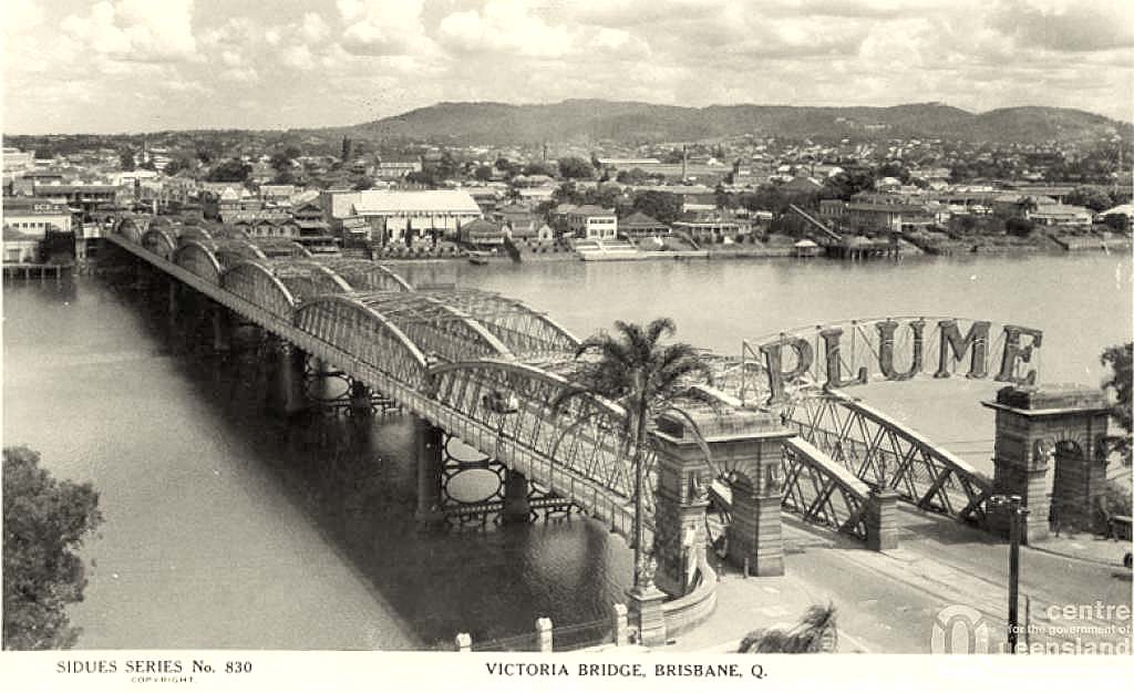 Brisbane. Victoria Bridge, 1930