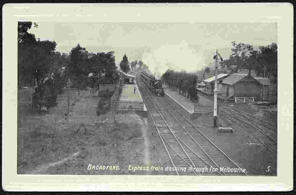 Broadford. Express train, 1908