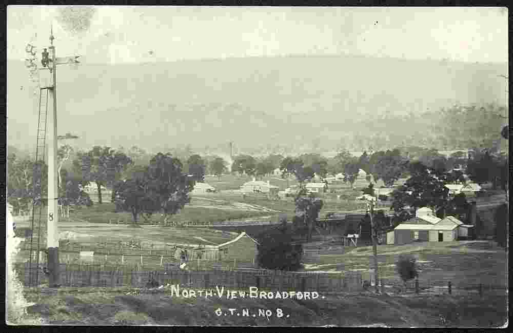 Broadford. North view of city, circa 1910