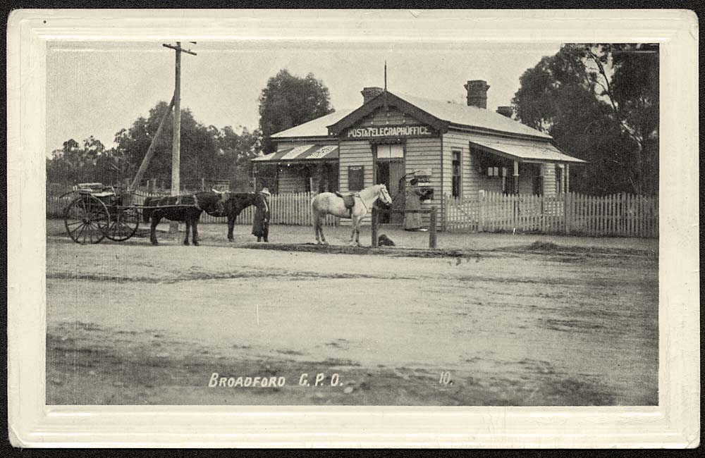 Broadford. Post and Telegraph Office, 1908
