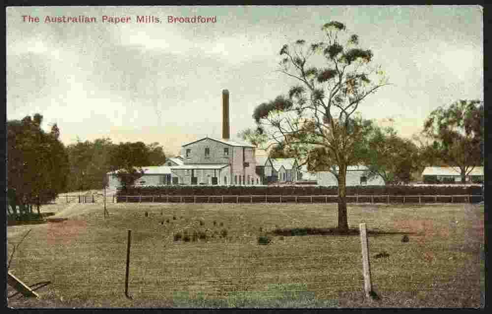 Broadford. The Australian Paper Mills, 1906