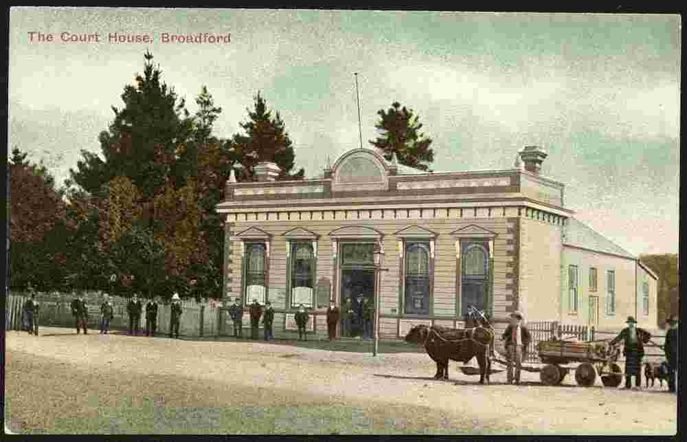 Broadford. The Court House, 1906