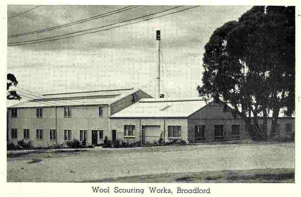 Broadford. Wool Scouring Works, circa 1960