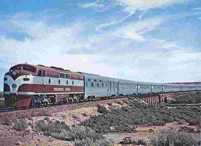 Broken Hill. Indian Pacific Train