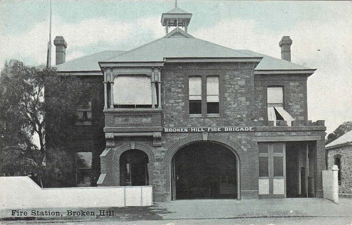 Broken Hill. Fire Brigade Station, circa 1910s