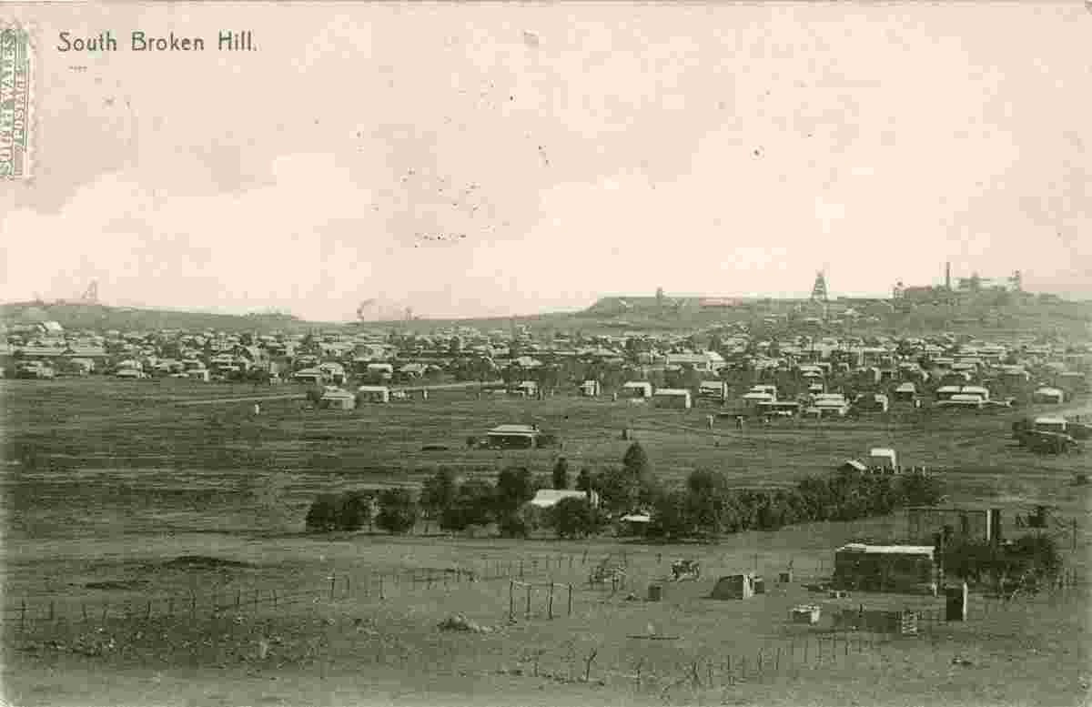 Broken Hill. Panorama of the city