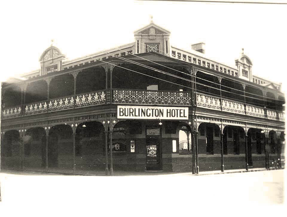 Bunbury. Burlinton Hotel on Victoria Street, 1927