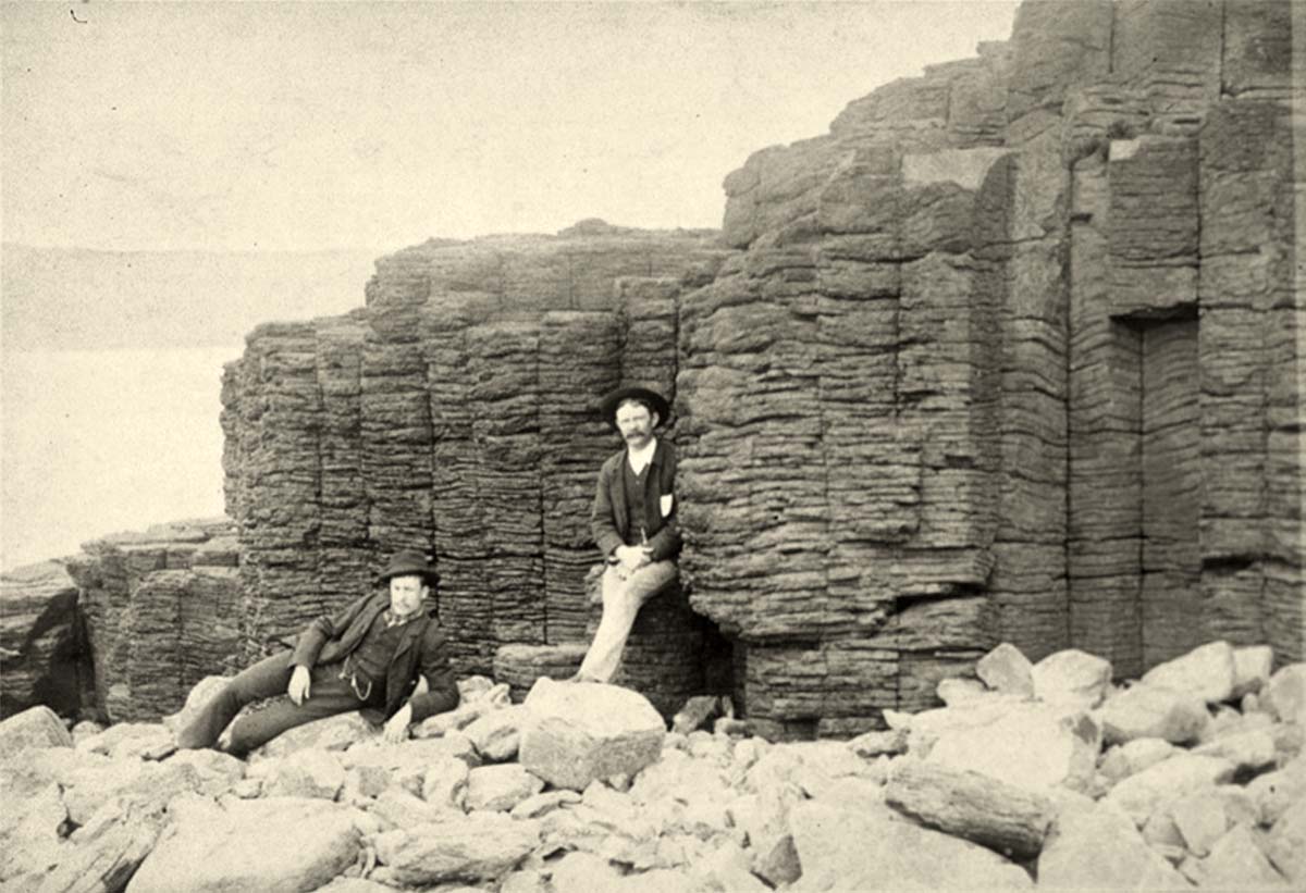 Burnie. Rocks removed for New Wharves, between 1860 and 1880