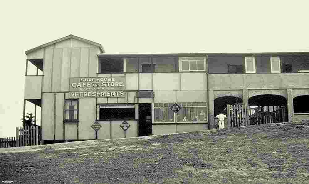 Caloundra. Surf House, Cafe and Store, 1935