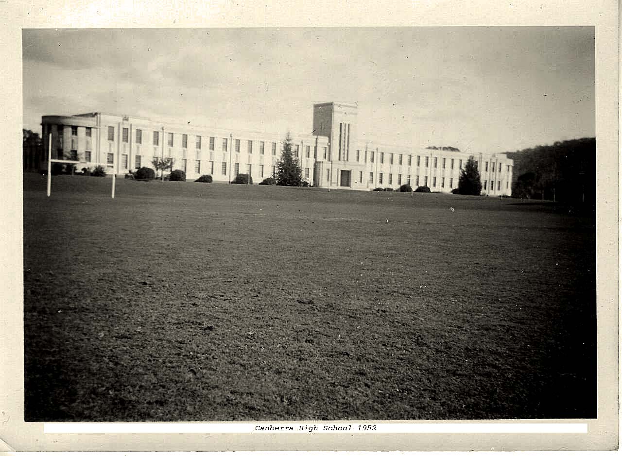 Canberra high school, 1952