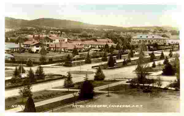 Canberra. Hotel Canberra, 1920-30