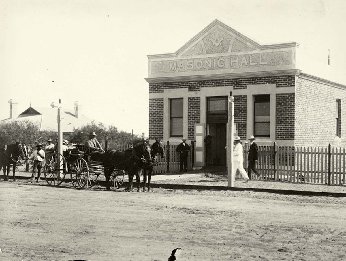 Carnarvon. Masonic Hall, Francis Street, 1906