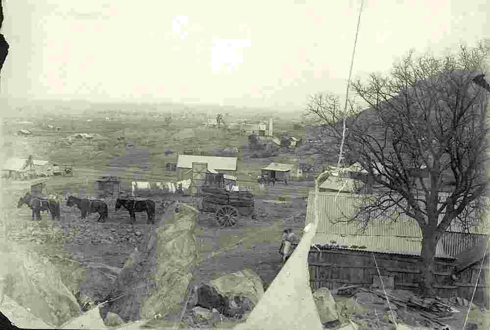 Charters Towers. Mining settlement, circa 1890