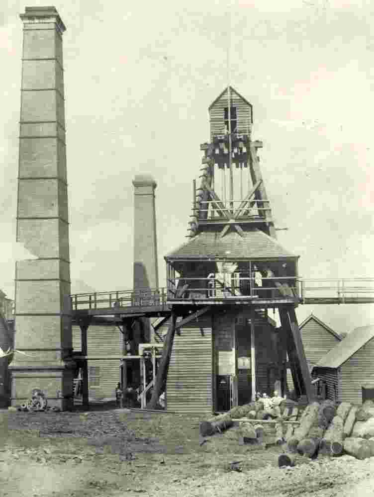 Charters Towers. Pithead, circa 1891