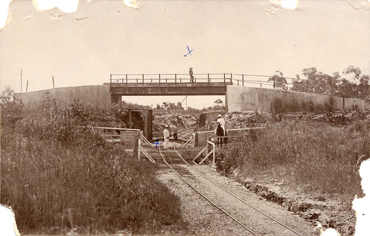 Darwin. Daly Street bridge, 1911