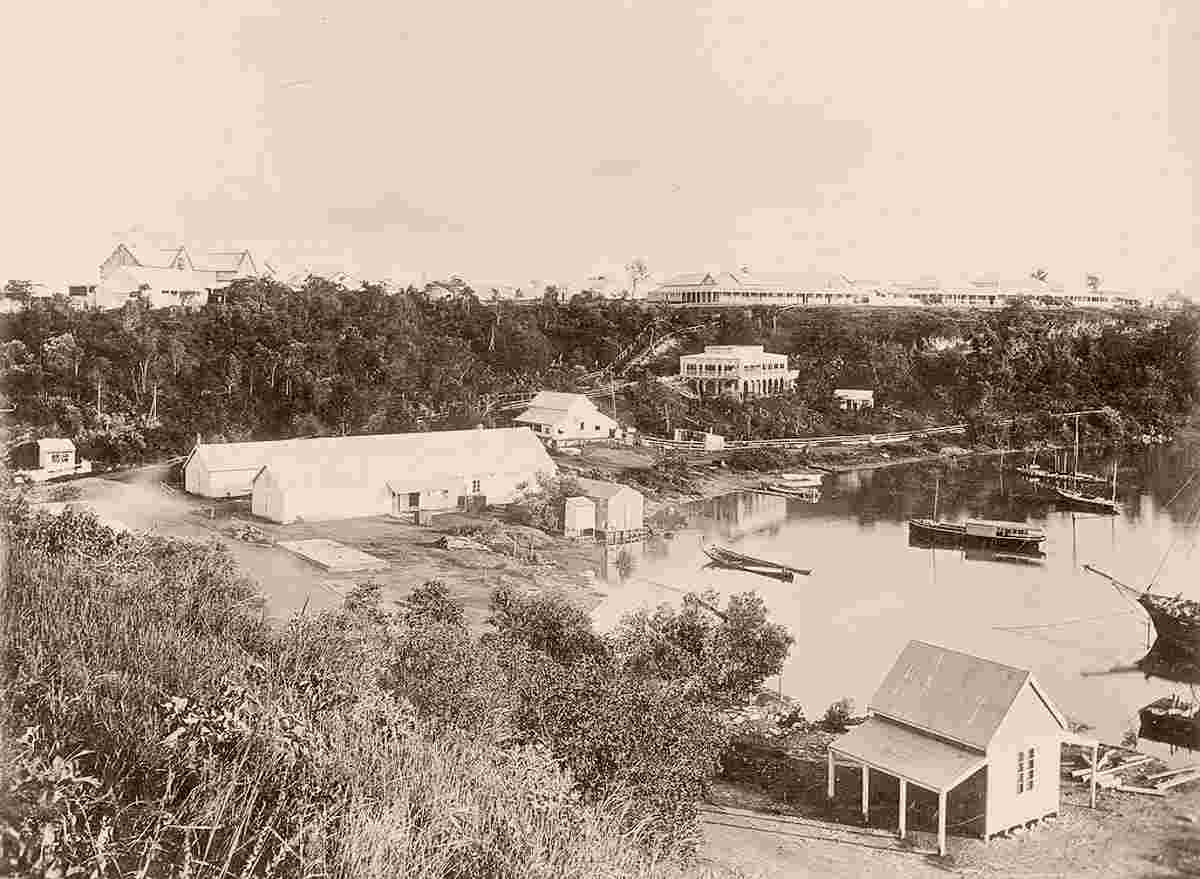 Darwin. Palmerston, later Darwin - Harbour, circa 1908