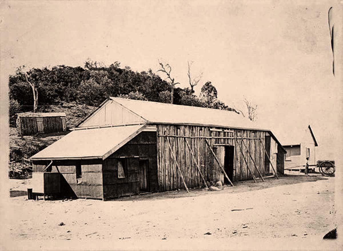 Darwin. Port Darwin - Government Store, 1869