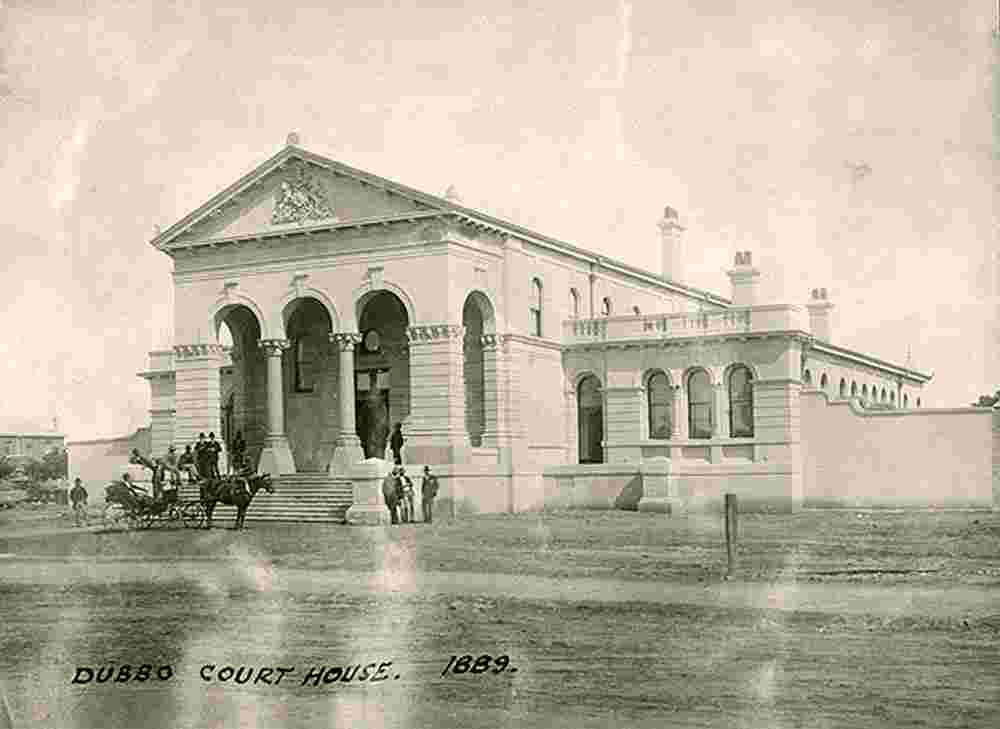 Dubbo. Court House, 1889
