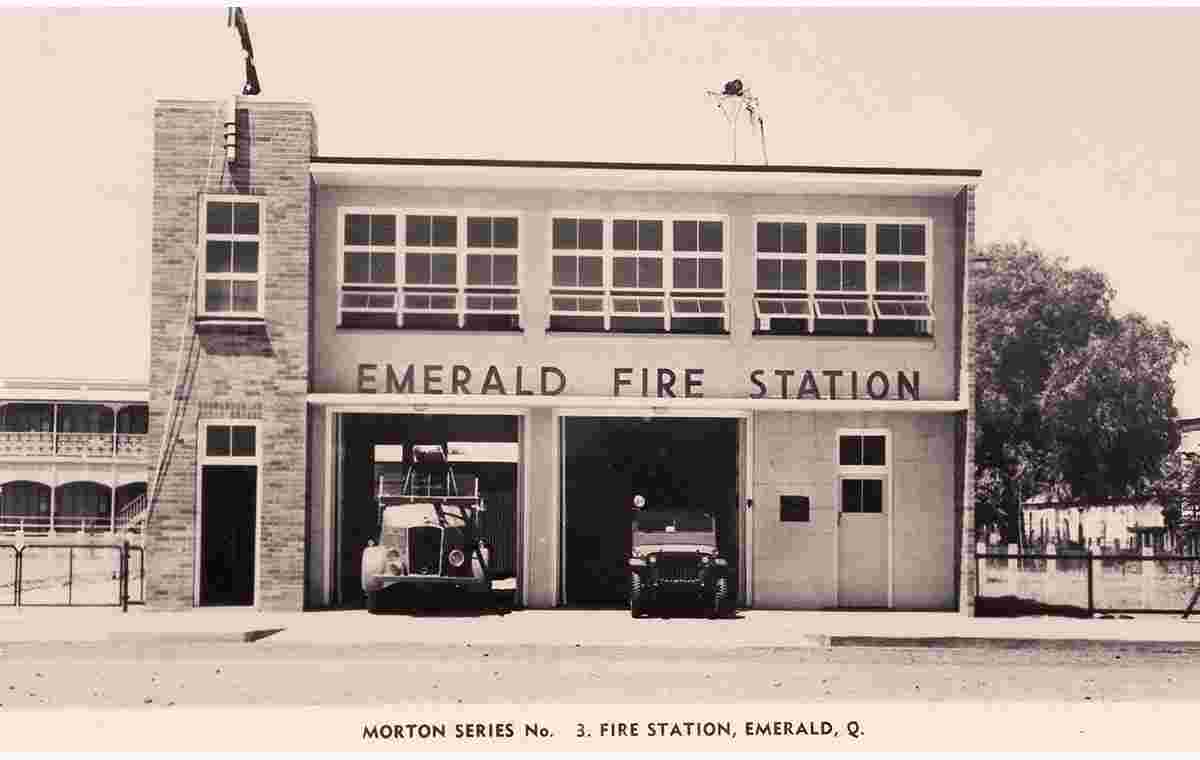 Emerald. Fire station, circa 1960