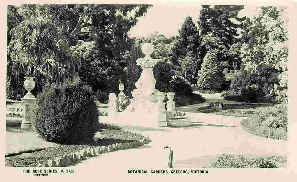 Geelong. Botanical Gardens, 1919