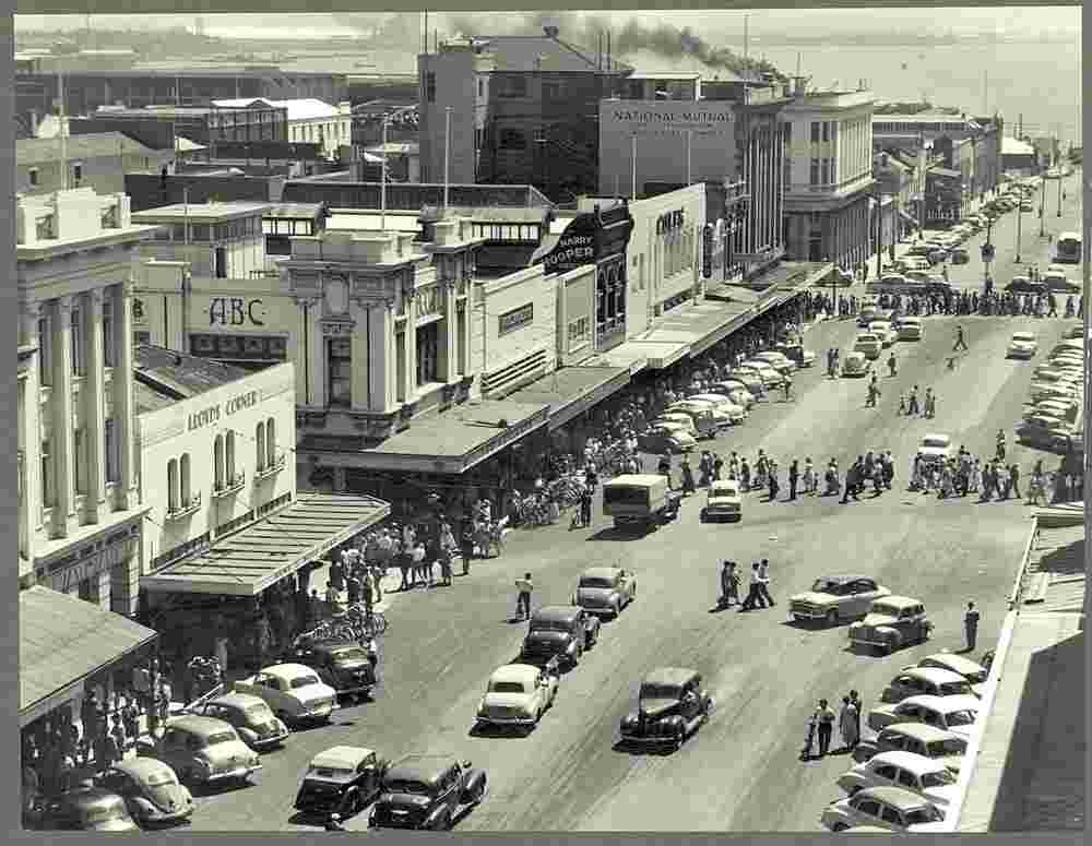 Geelong. Moorabool Street, 1957