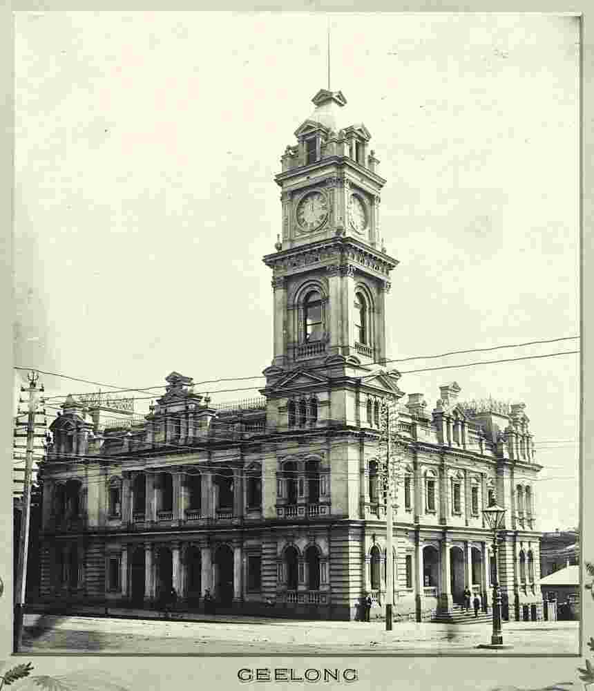Geelong. Panorama of city, circa 1900