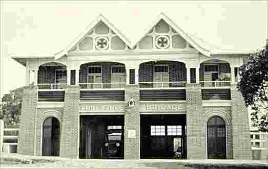 Gold Coast. The first Ambulance station on Nerang Street, 1920