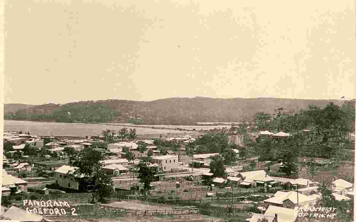 Gosford. Panorama of the city